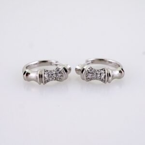 Women Earrings/ Aretes Dama/ Zircon Stone/ Silver Color// E1537