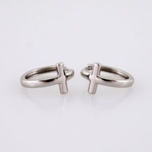 Women Earrings/ Aretes Dama/ Plain/ Silver Color// E1538