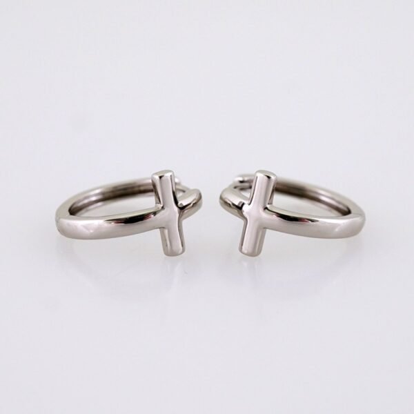 Women Earrings/ Aretes Dama/ Plain/ Silver Color// E1538