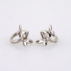 Women Earrings/ Aretes Dama/ Plain/ Siver Color// E1541