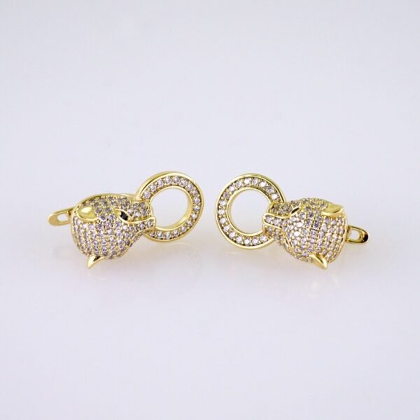 Women Earrings/ Aretes Dama/ Zircon Stone/ 14k Real Color// E1556