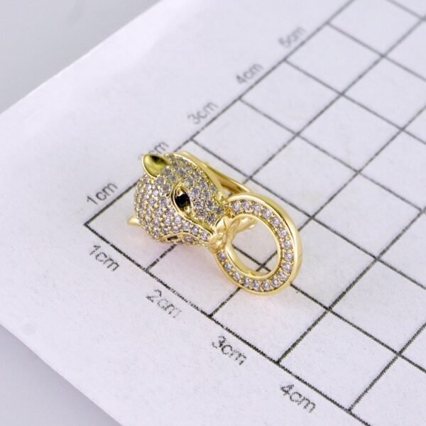 Women Earrings/ Aretes Dama/ Zircon Stone/ 14k Real Color// E1556 - Image 3