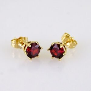 Women Earrings/ Aretes Dama/ Zircon Stone/ 14k Real Color// E1570