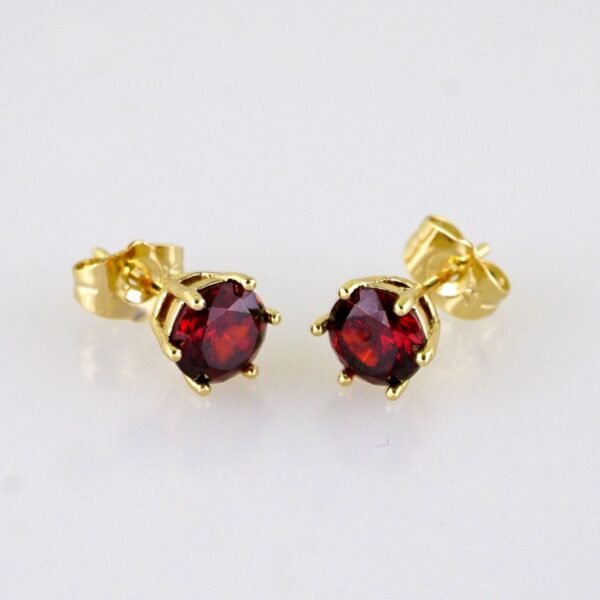 Women Earrings/ Aretes Dama/ Zircon Stone/ 14k Real Color// E1570