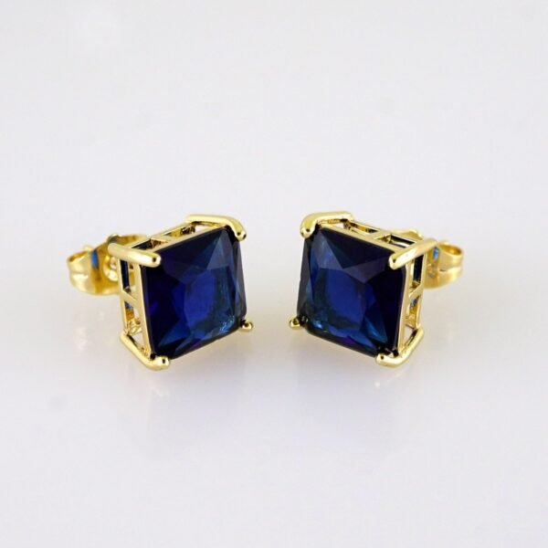 Women Earrings/ Aretes Dama/ Zircon Stone/ 14k Real Color// E1571