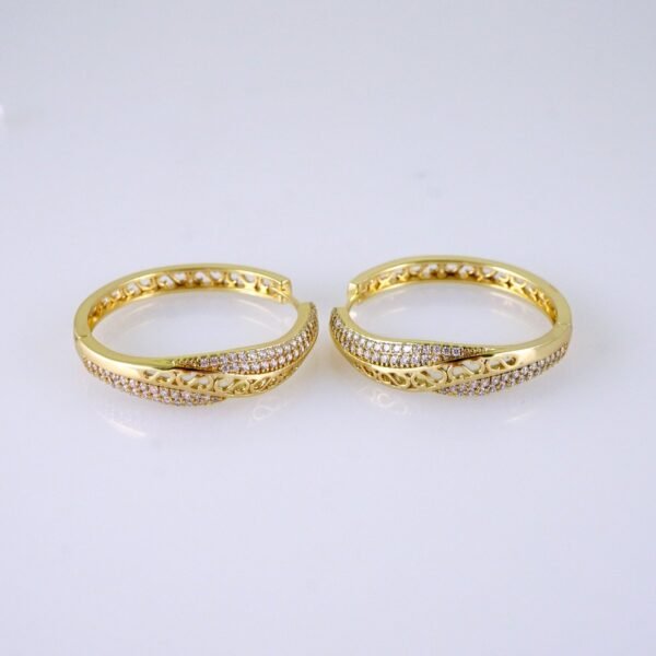 Women Earrings/ Aretes Dama/ Zircon Stone/ 14k Real Color// E1574