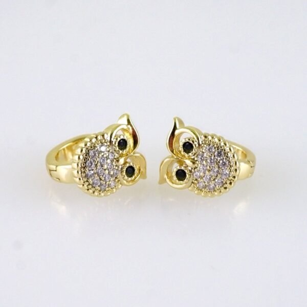 Women Earrings/ Aretes Dama/ Zircon Stone/ 14k Real Color// E1581
