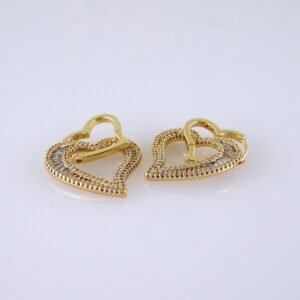 Women Earrings/ Aretes Dama/ Zircon Stone/ 14k Real Color// E1586