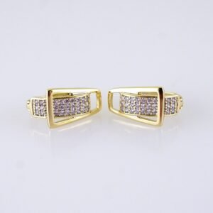 Women Earrings/ Aretes Dama/ Zircon Stone/ 14k Real Color// E1587