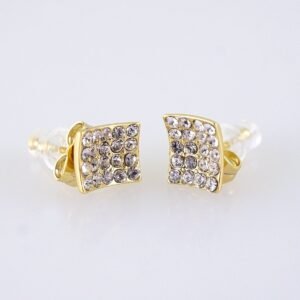 Women Earrings/ Aretes Dama/ Zircon Stone/ 14k Real Color// E1592