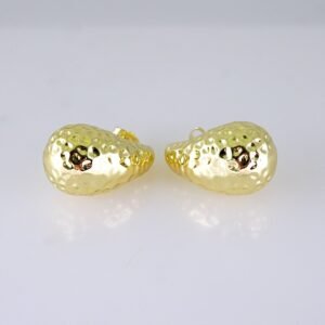 Women Earrings/ Aretes Dama/ Plain/ 14k Real Color// E1612
