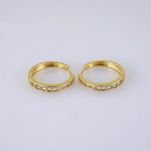 Women Earrings/ Aretes Dama/  Zircon Stone/ 14K Real Color/ Stainless Steel// E1637