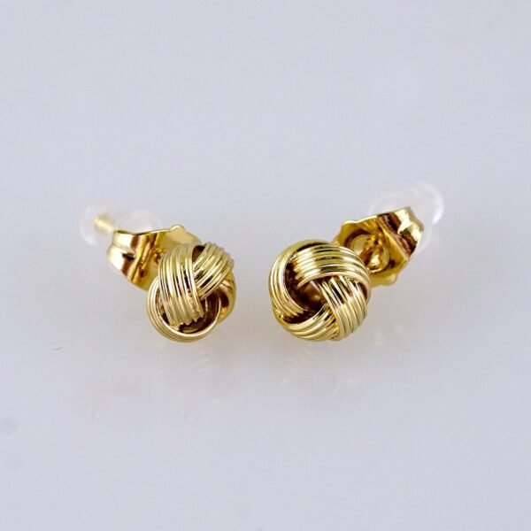Women Earrings/ Aretes Dama/ Zircon Stone/ 14k Real Color/ Stainless Steel// E1643