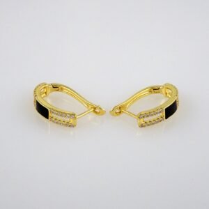Earrings Woman/ Aretes Dama/  Zircon Stone/  14k Real Color// E288