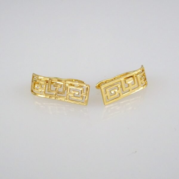 Earrings Woman/ Aretes Dama/  Zircon Stone/  14k Real Color// E310