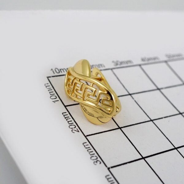 Women Earrings/ Aretes Dama/ Zircon Stone/ 14k Real Color// E456 - Image 3