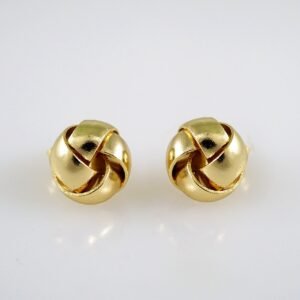 Women Earrings/ Aretes Dama/ Plain/ 14k Real Color//E506