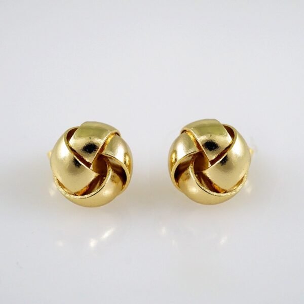 Women Earrings/ Aretes Dama/ Plain/ 14k Real Color//E506