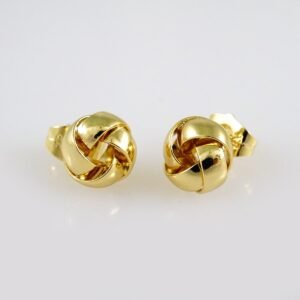 Women Earrings/ Aretes Dama/ Plain/ 14k Real Color// E507