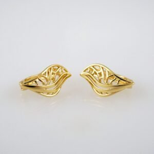 Women Earrings/ Aretes Dama/ Plain/ 14k Real Color// E510