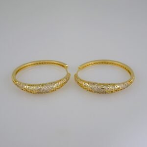 Women Earrings/ Aretes Dama/  Zircon Stone/  14k Real Color// E657