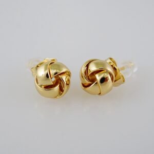 Women Earrings/ Aretes Dama/  Zircon Stone/  14k Real Color// E974