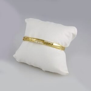 Bangles Woman/ Pulsos Damas/  Zircon Stone/  14K Real// P00146