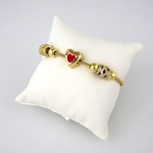 Bracelets Woman/ Pulseras Dama/ Zircon Stone/14K Real Color//P0097