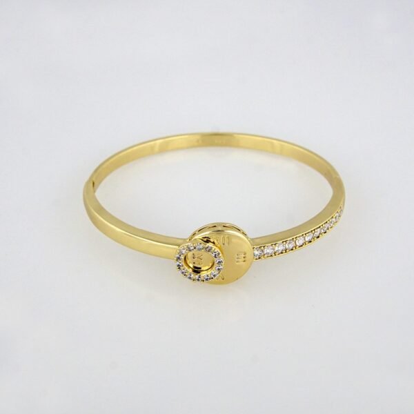 Bangles Woman/ Pulsos Dama/  Zircon Stone/  14K Real Color// P0099 - Image 2