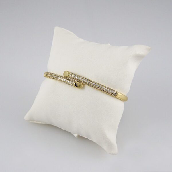 Bangles Woman/ Pulsos Damas/ Zircon Stone/ 14K Real Color// P0120