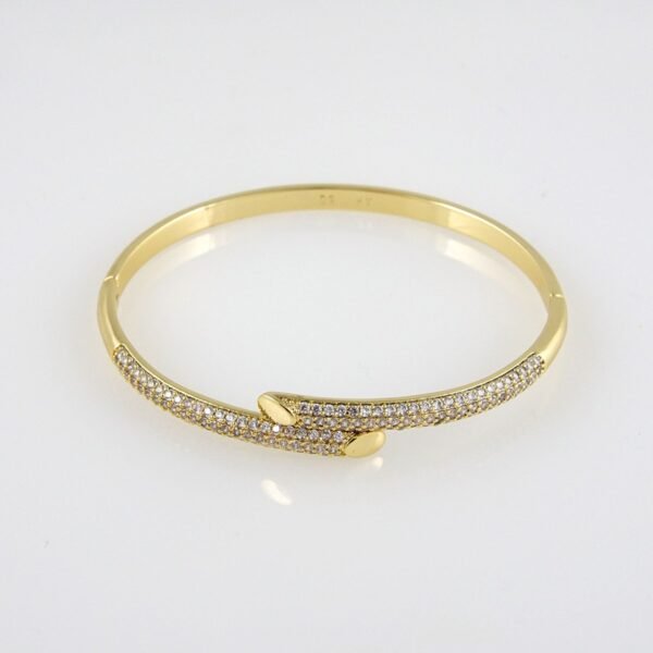 Bangles Woman/ Pulsos Damas/ Zircon Stone/ 14K Real Color// P0120 - Image 2