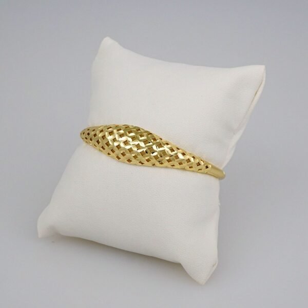 Bangles Women/ Pulsos Dama/  Plain/  14K Real Color// P229 - Image 2