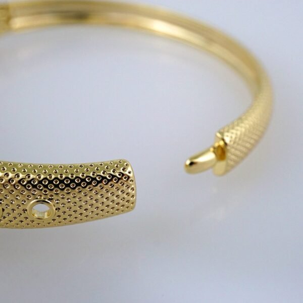 Bangles Women/ Pulsos Dama/Plain/ 14K Real Color// P232 - Image 3