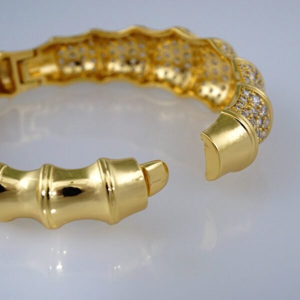Bangles Women/ Pulsos Dama/ Zircon Stone/ 14K Real Color// P233 - Image 3