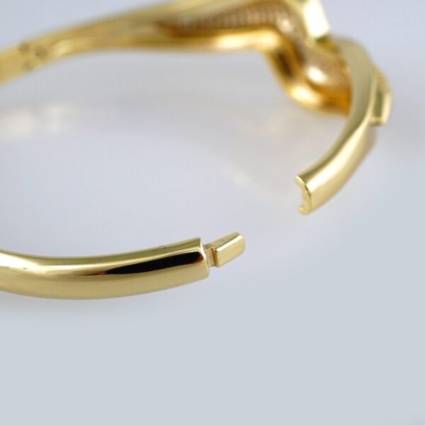 Bangles Women/ Pulsos Dama/  Zircon Stone/  14K Real Color// P237 - Image 3