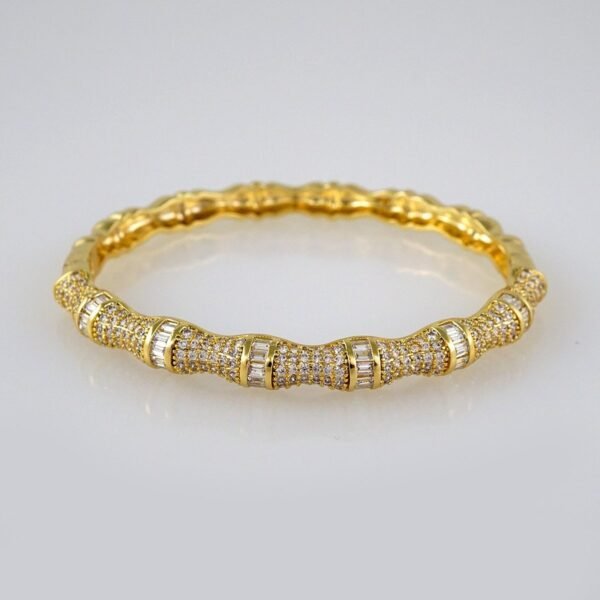 Bangles Women/ Pulsos Dama/  Zircon Stone/  14K Real Color// P238