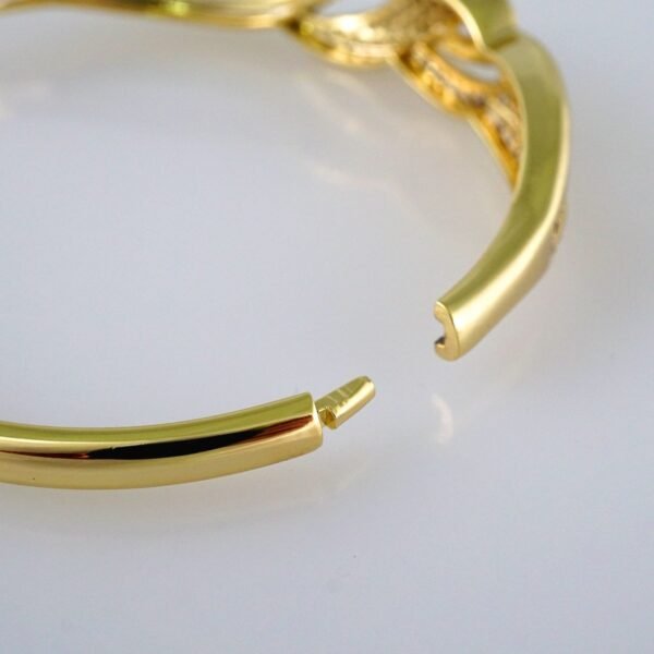 Bangles Women/ Pulsos Dama/  Zircon Stone/  14K Real Color// P240 - Image 3