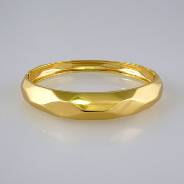 Bangles Women/ Pulsos Dama/  Plain/  14K Real Color// P243