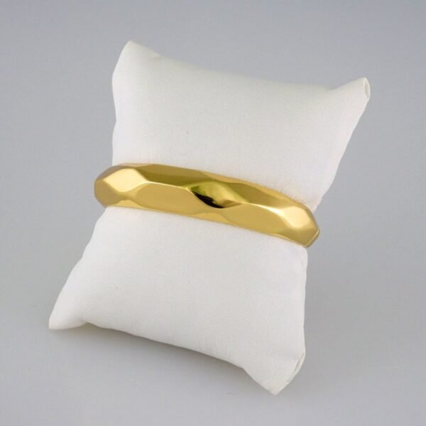 Bangles Women/ Pulsos Dama/  Plain/  14K Real Color// P243 - Image 2