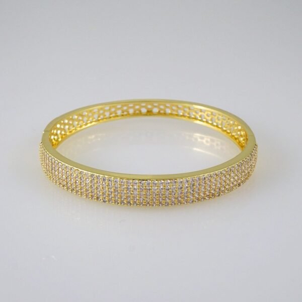 Bangles Women/ Pulsos Dama/  Zircon Stone/  14K Real Color// P247