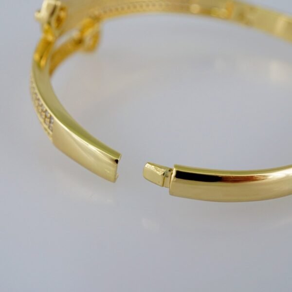 Bangles Women/ Pulsos Dama/ Zircon Stone/ 14K Real Color// P273 - Image 3