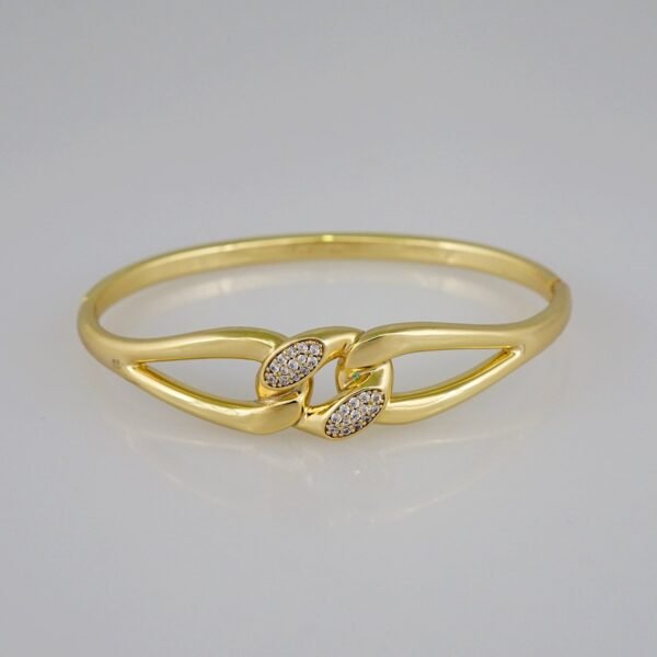 Bangles Women/ Pulsos Dama/  Zircon Stone/  14K Real Color// P275 - Image 2