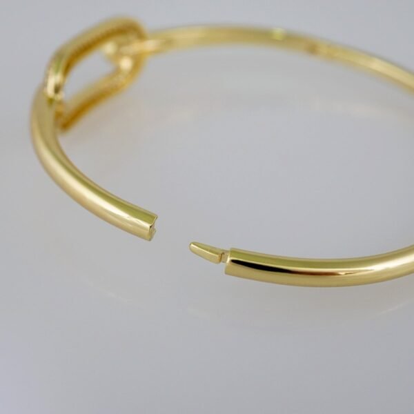 Bangles Women/ Pulsos Dama/  Zircon Stone/  14K Real Color// P276 - Image 3