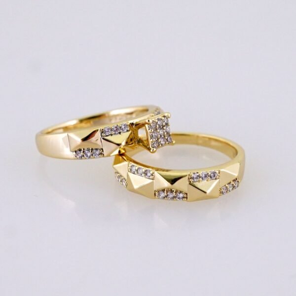 Women Ring/ Anillos Damas/ Wedding Ring/ Zircon Stone/ 14K Real Color// R0105E - Image 2