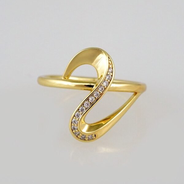 Women Ring/ Anillos Damas/  14K Real Color/ Zircon Stone// R200