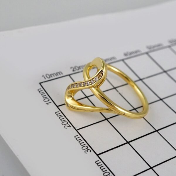Women Ring/ Anillos Damas/  14K Real Color/ Zircon Stone// R200 - Image 3