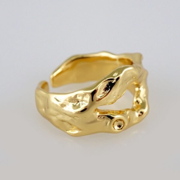 Women Ring/ Anillos Damas/  14K Real Color/  Zircon Stone// R201 - Image 2