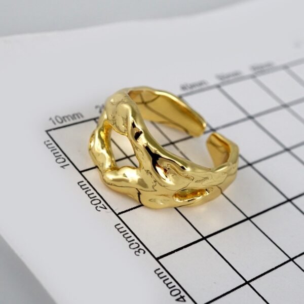 Women Ring/ Anillos Damas/  14K Real Color/  Zircon Stone// R201 - Image 3