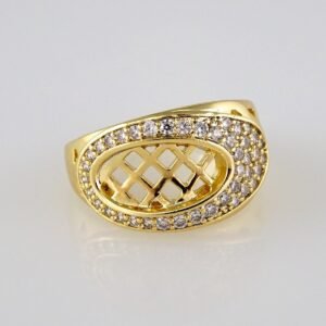 Women Ring/ Anillos Damas/  14K Real Color/  Zircon Stone// R206