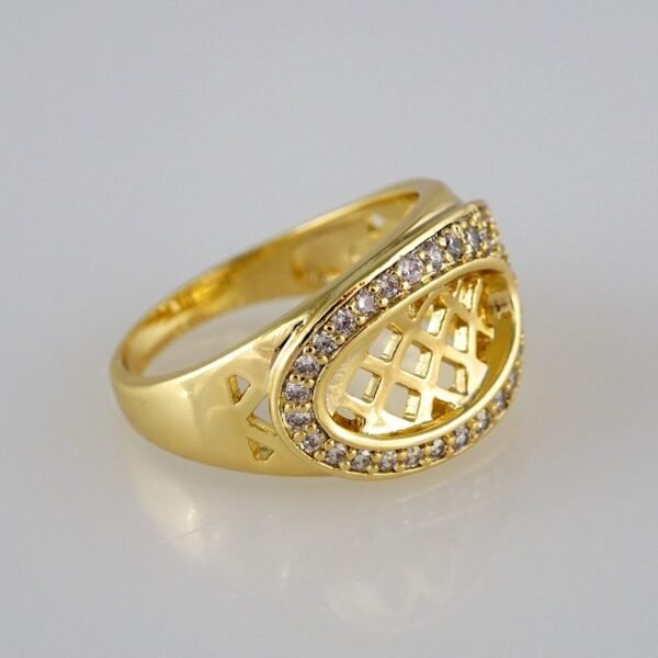 Women Ring/ Anillos Damas/  14K Real Color/  Zircon Stone// R206 - Image 2